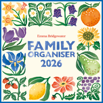 2026 Emma Bridgewater Fruit and Flowers Tiles Wall Planner