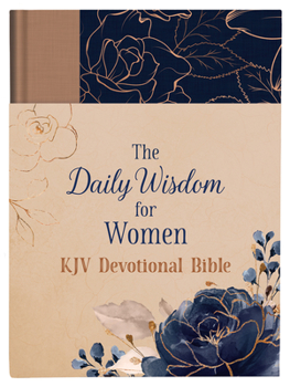 Hardcover The Daily Wisdom for Women KJV Devotional Bible Book