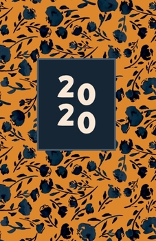 Paperback 2020: Pretty Simple Planner - 5.5 x 8.5 Dated Agenda - Weekly / Daily / Monthly Calendar View - Organizer Book - Soft-Cover Book