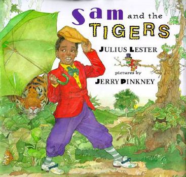 Hardcover Sam and the Tigers: A New Telling of Little Black Sambo Book