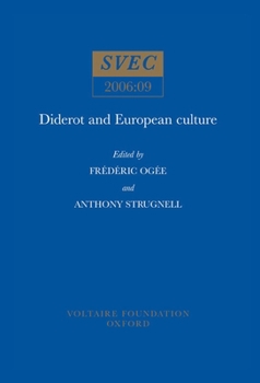 Paperback Diderot and European Culture [French] Book