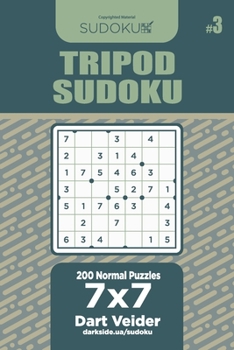 Paperback Tripod Sudoku - 200 Normal Puzzles 7x7 (Volume 3) Book