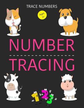 Paperback Trace Numbers: Number Tracing Book, Learning Number 0 to 20, Handwriting Practice Book For Kids Age 3-5 Year Book