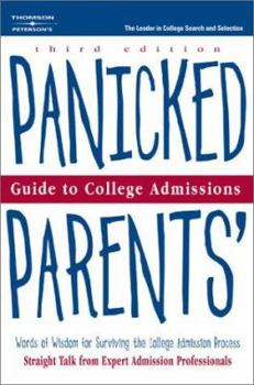 Paperback Panicked Parents College Adm, Guide to Book