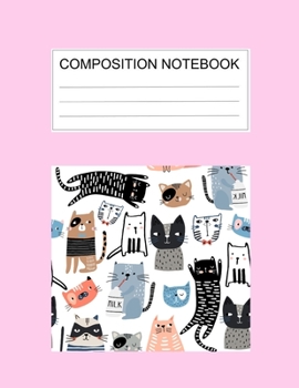 Composition notebook: Ruled (8.5 x 11 in), 110 Pages: Diary Book For Girl, Journal Notebook For Kids, Writing Journal Lined, Cute Pets (8.5 x 11 in), 110 Pages (cute composition pink)