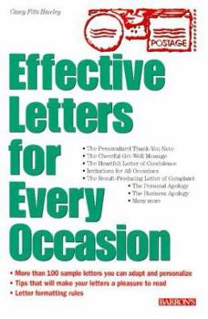 Paperback Effective Letters for Every Occasion Book