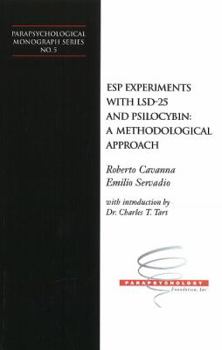 Paperback ESP Experiments with LSD-25 and Psilocybin: A Methodological Approach Book