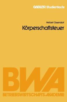 Paperback Körperschaftsteuer [German] Book