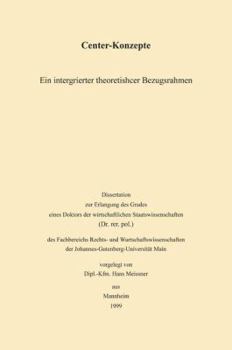 Paperback Center-Konzepte: Ein Integrierter Theoretischer Bezugsrahmen [German] Book