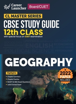 Paperback Board plus CUET 2023 CL Master Series - CBSE Study Guide - Class 12 - Geography Book