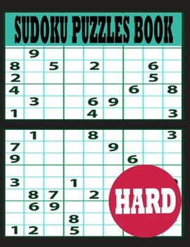 Paperback Sudoku Puzzle Book: Hard Sudoku Puzzle Book including Instructions and answer keys - Sudoku Puzzle Book for Adults Book