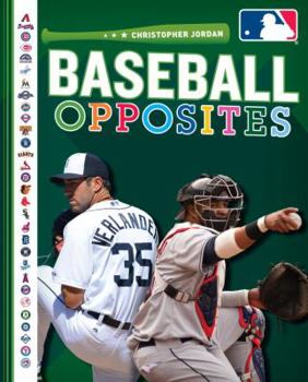 Hardcover Baseball Opposites Book