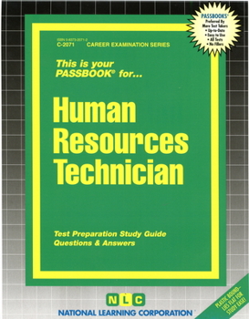 Paperback Human Resources Technician: Test Preparation Study Guide, Questions & Answers Book