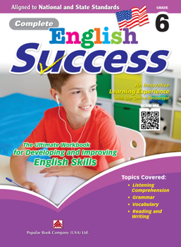 Paperback Complete English Success Grade 6 - Learning Workbook for Sixth Grade Students - English Language Activity Childrens Book - Aligned to National and Sta Book