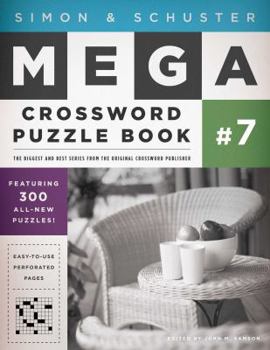 Paperback Simon & Schuster Mega Crossword Puzzle Book #7 Book