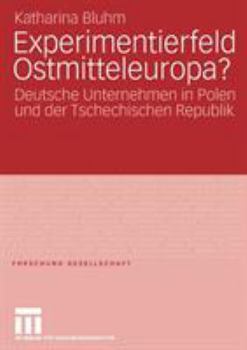 Paperback Experimentierfeld Ostmitteleuropa?: Deutsche Unternehmen in Polen Und Der Tschechischen Republik [German] Book