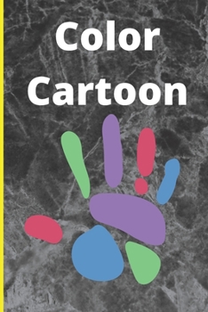 Paperback Color cartoon: Coloring drawing cartoon Book