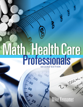 Paperback Math for Health Care Professionals Book