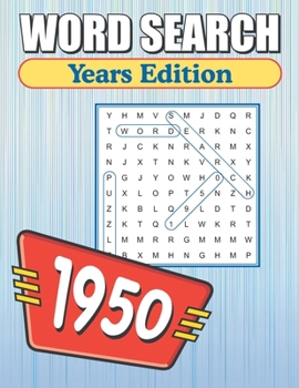 Paperback Word Search 1950: Word Find Book For Adults Book