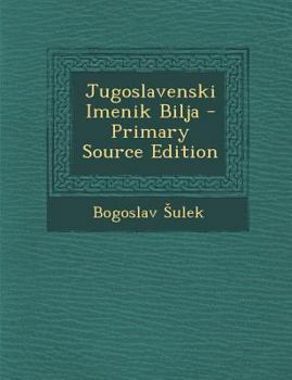 Paperback Jugoslavenski Imenik Bilja [Serbian] Book