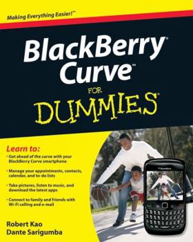 Paperback BlackBerry Curve for Dummies Book
