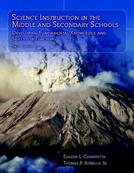 Paperback Science Instruction In The Middle And Secondary Schools Book