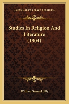 Paperback Studies In Religion And Literature (1904) Book