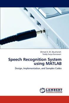 Paperback Speech Recognition System Using MATLAB Book