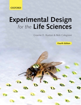 Paperback Experimental Design for the Life Sciences (UK) Book