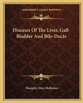 Paperback Diseases Of The Liver, Gall-Bladder And Bile-Ducts Book