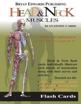 Cards Head & Neck Muscles (Flash Cards) Book