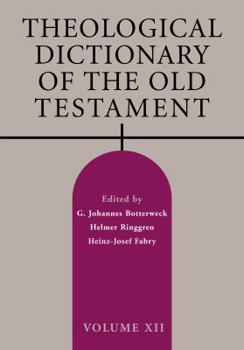 Paperback Theological Dictionary of the Old Testament, Volume XII Book