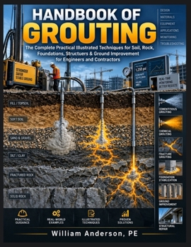 Paperback Handbook of Grouting: The Complete Practical Illustrated Techniques for Soil, Rock, Foundations, Structures & Ground Improvement for Engineers and Con Book