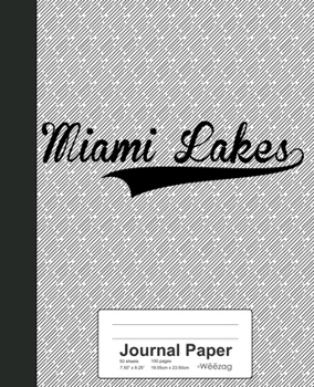 Paperback Journal Paper: MIAMI LAKES Notebook Book