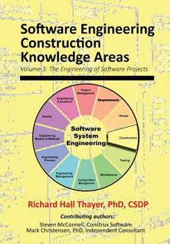 Paperback Software Engineering Construction Knowledge Areas: Volume 3: The Engneering of Software Projects Book