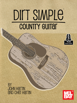 Paperback Dirt Simple Country Guitar Book