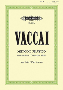 Practical Vocal Method (Vaccai) - Low Voice: Alto/Bass - Book/CD