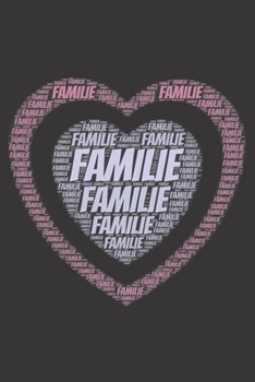 Familie: Notizblock | Notizbuch | DIN A5, 120 Seiten | Liniert, Lined, Linien | Notizen, Termine, Planer, Tagebuch, Organisation | Wortwolke Geschenk (German Edition)