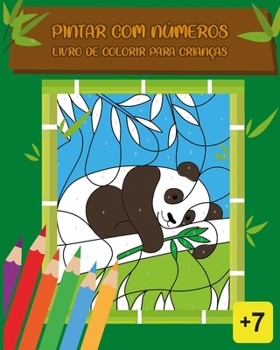 Paperback Pintar com n?meros Livro de colorir para crian?as [Portuguese] Book