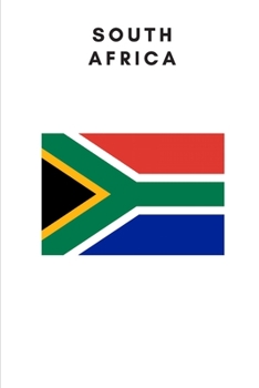 South Africa: Country Flag A5 Notebook to write in with 120 pages