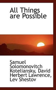 Paperback All Things Are Possible Book
