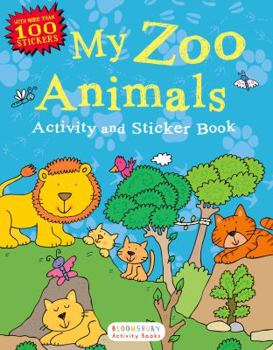 Paperback My Zoo Animals Activity and Sticker Book