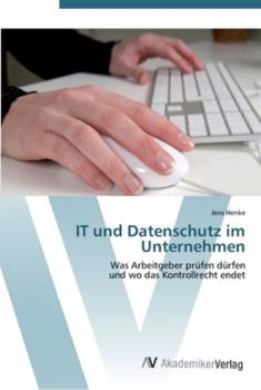 Paperback IT und Datenschutz im Unternehmen [German] Book