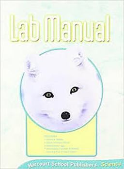 Paperback Harcourt Science: Lab Manual Grade 1 Book