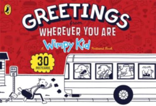 Cards Greetings from Wherever You Are: A Wimpy Kid Postcard Book