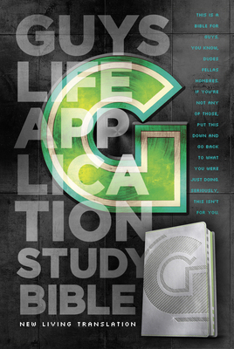 Imitation Leather Guys Life Application Study Bible-NLT-Iridium Book