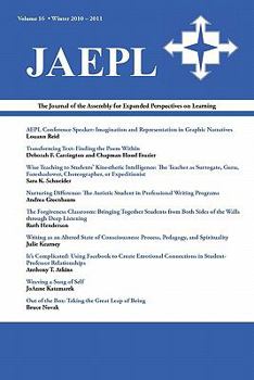 Paperback Jaepl 16: Journal of the Assembly for Expanded Perspectives on Learning (Volume 16) Book