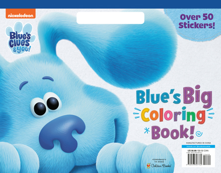 Paperback Blue's Big Coloring Book (Blue's Clues & You) Book