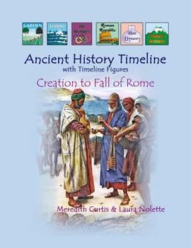 Paperback Ancient History Timeline with Timeline Figures: Creation to Fall of Rome Book