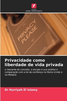 Paperback Privacidade como liberdade de vida privada [Portuguese] Book